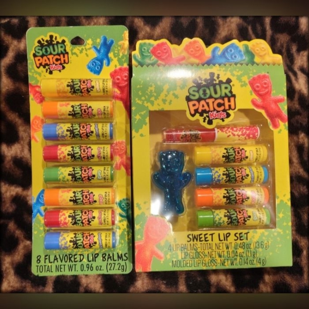 🍊 Sour Patch Kids Sweet Lip Balm Bundle + Sour Patch Kids Socks 🍊